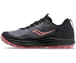 Saucony Women's Peregrine 12 GTX (20 - Charcoal/Shell) -Saucony Store S10740 20 2