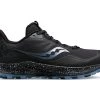 Saucony Women's Peregrine ICE+ 3 (10 - Black/Summit)