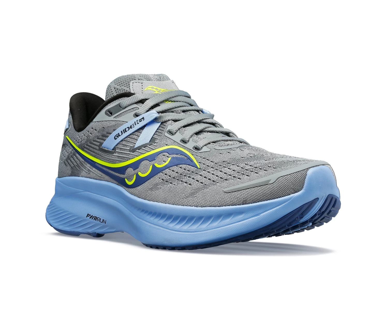 Saucony Women's Guide 16 WIDE (15 - Fossil/Ether) 2 Saucony Women's Guide 16 WIDE (15 - Fossil/Ether) - Image 2