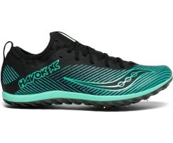 Saucony Women's Havok XC 2 (4 - Black/green)