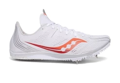 Saucony Women's Endorphin 3 (1 -White/Vizi Red)