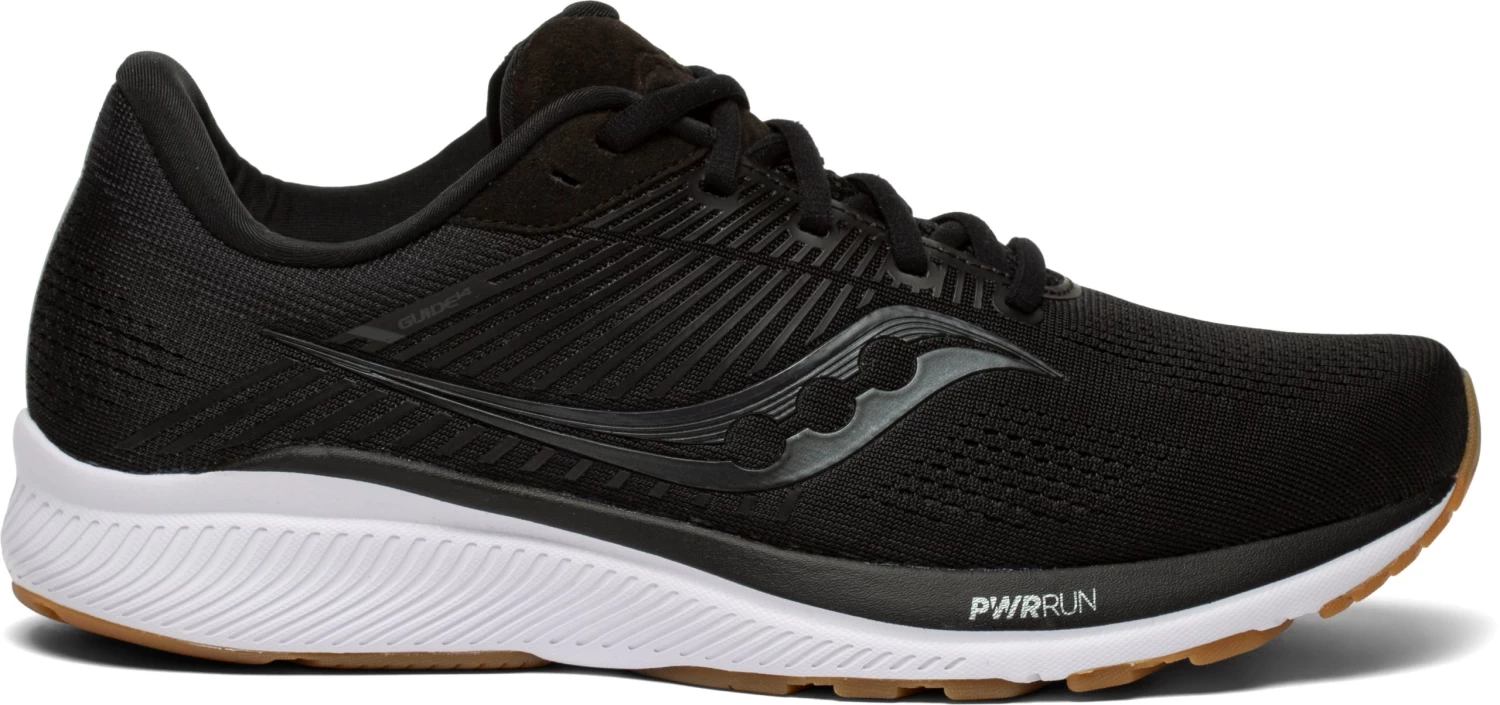 Saucony Men's Guide 14 (12 - Black/Gum) 1 Saucony Men's Guide 14 (12 - Black/Gum)