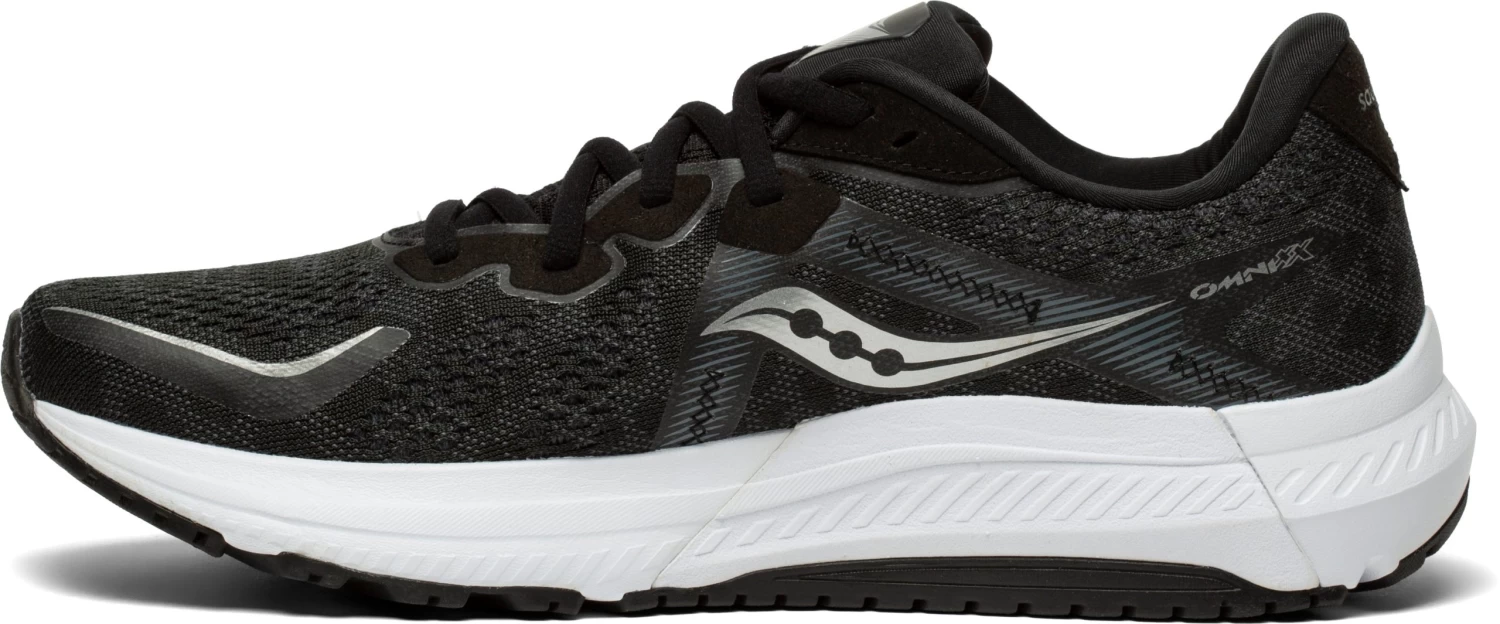 Saucony Men's Omni 20 (10 - Black/White) 2 Saucony Men's Omni 20 (10 - Black/White) - Image 2