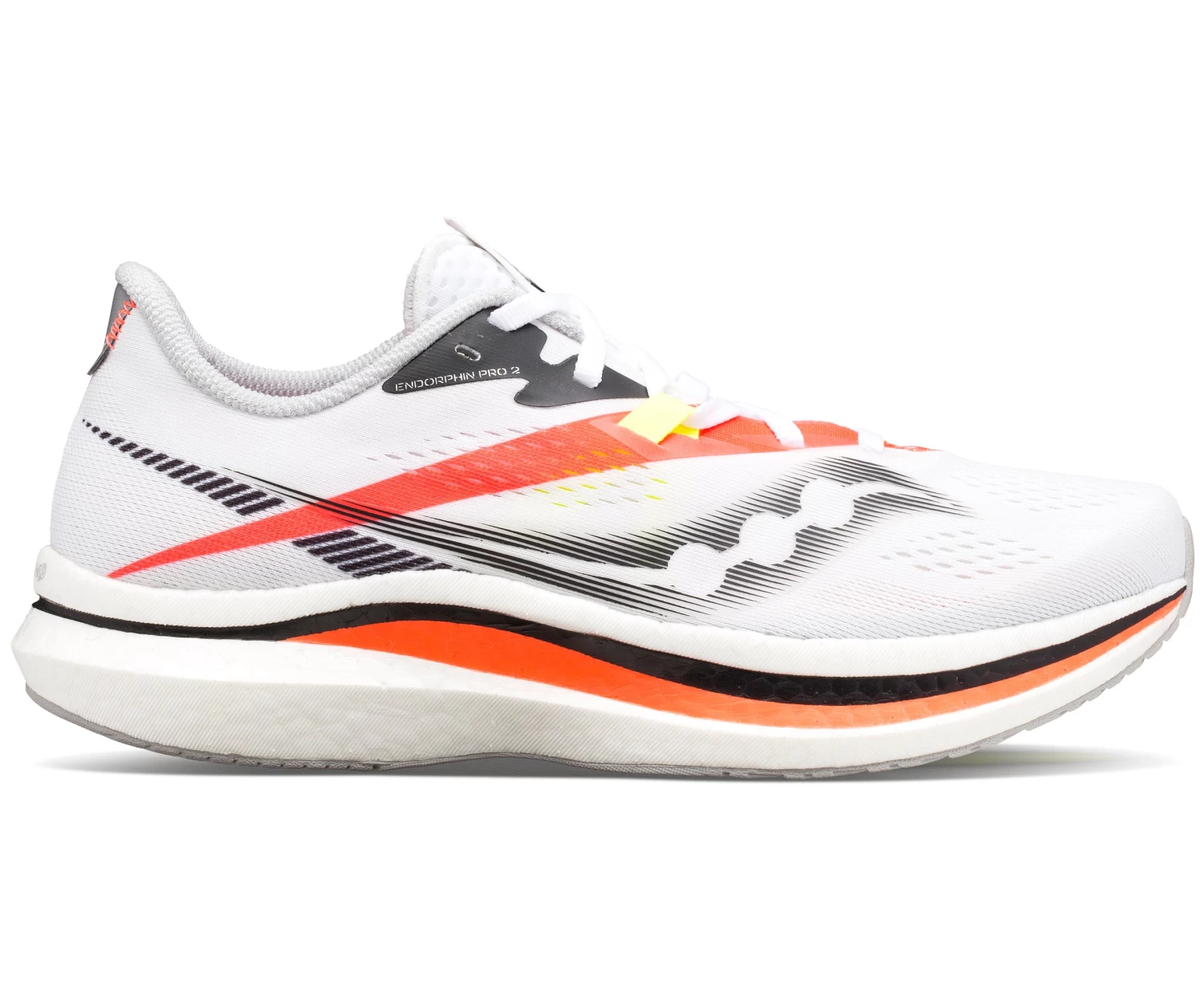 Saucony Men's Endorphin Pro 2 "Hot Streak" (116 - White/Vizired) 1 Saucony Men's Endorphin Pro 2 "Hot Streak" (116 - White/Vizired)