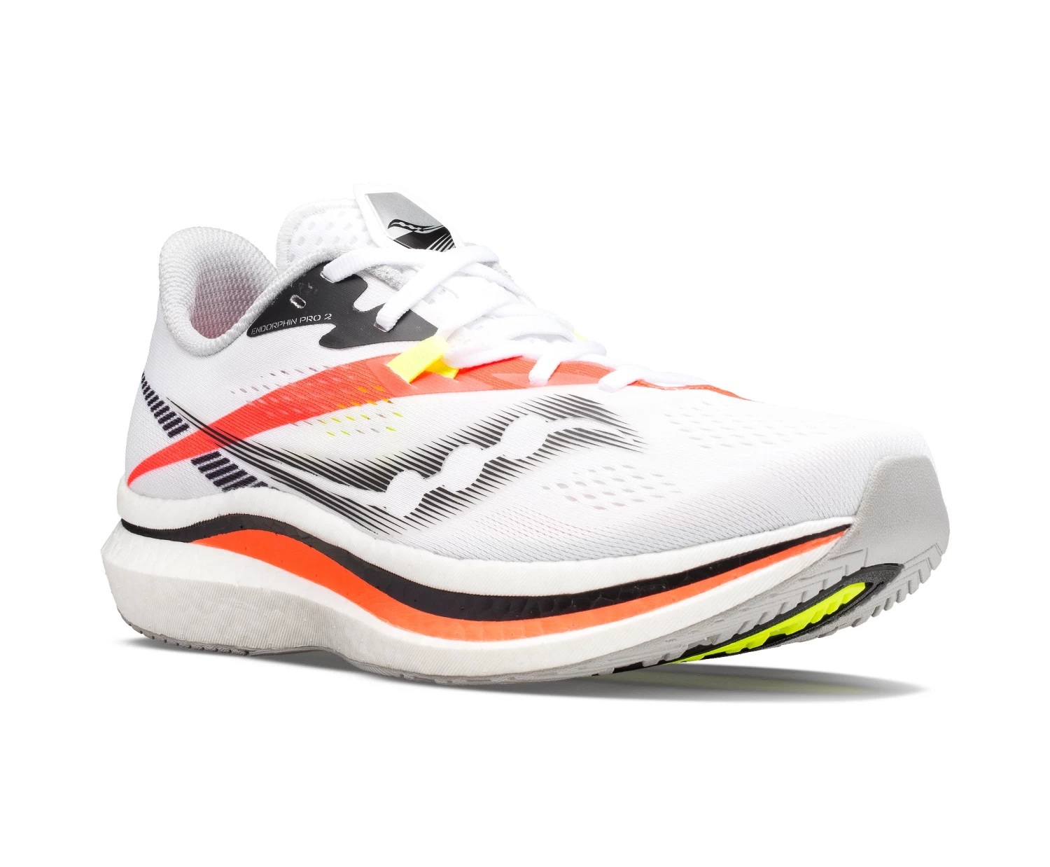 Saucony Men's Endorphin Pro 2 "Hot Streak" (116 - White/Vizired) 2 Saucony Men's Endorphin Pro 2 "Hot Streak" (116 - White/Vizired) - Image 2
