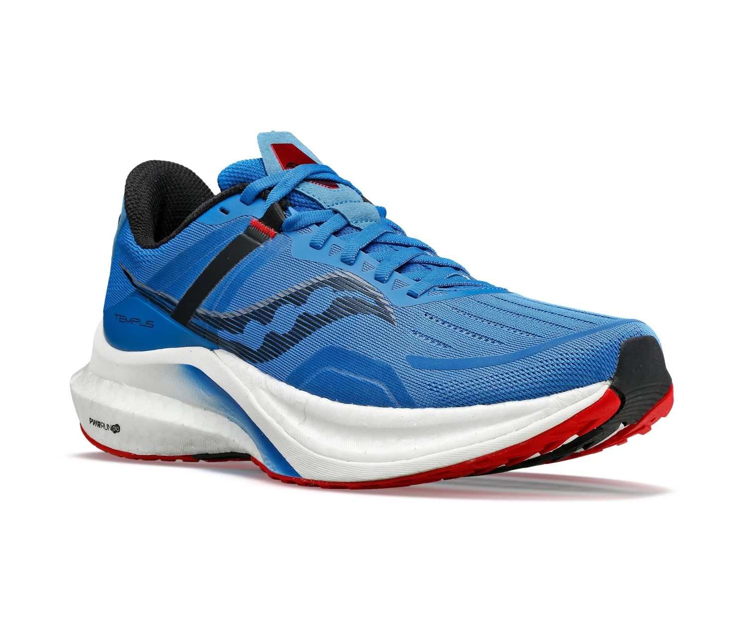 Saucony Men’s Tempus (18 - Hydro/Poppy) 2 Saucony Men’s Tempus (18 - Hydro/Poppy) - Image 2