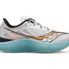 Saucony Men's Endorphin Pro 3 (25 - Fog/VIZI Orange)