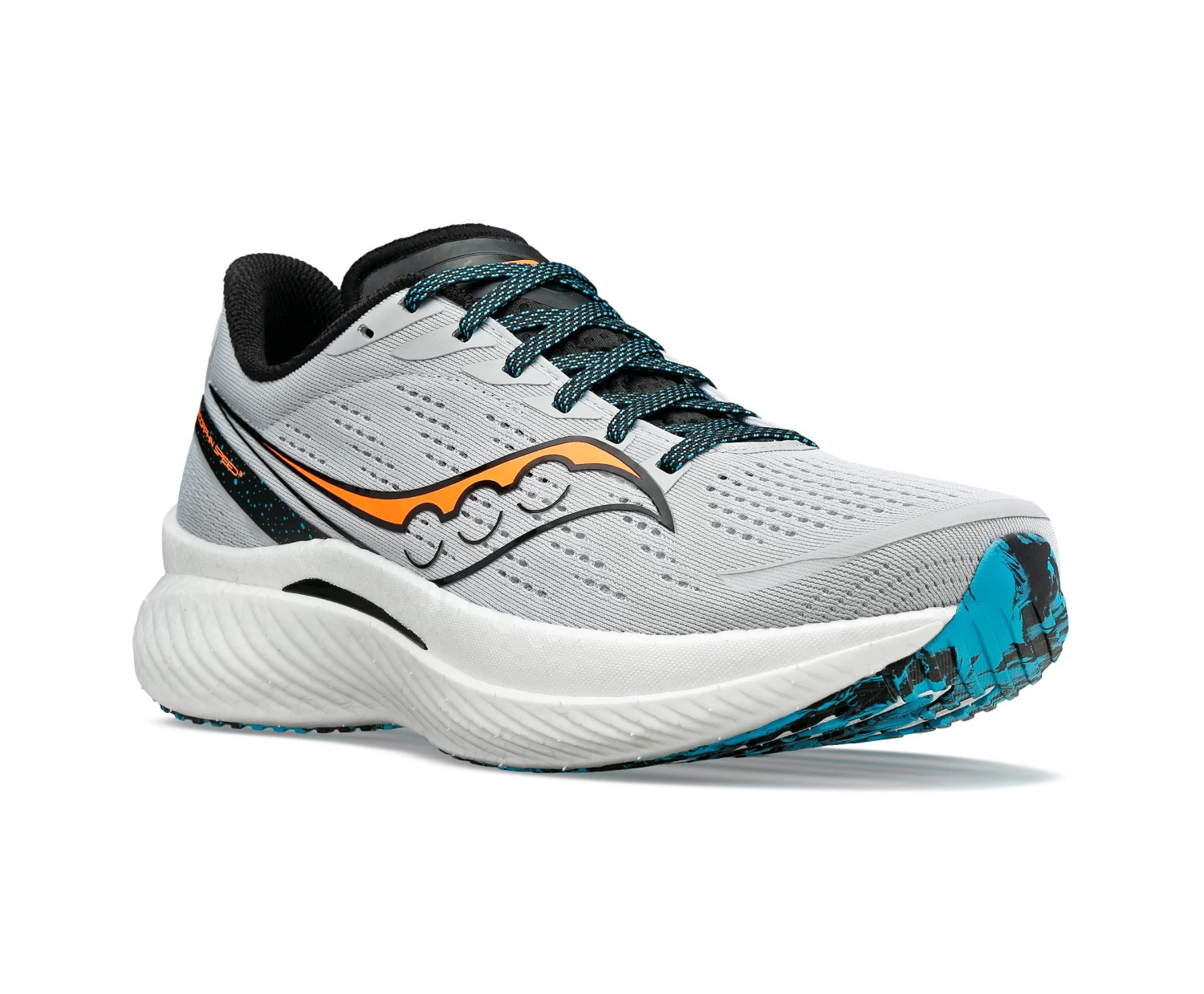 Saucony Men's Endorphin Speed 3 (27 - Concrete/VIZI) 2 Saucony Men's Endorphin Speed 3 (27 - Concrete/VIZI) - Image 2