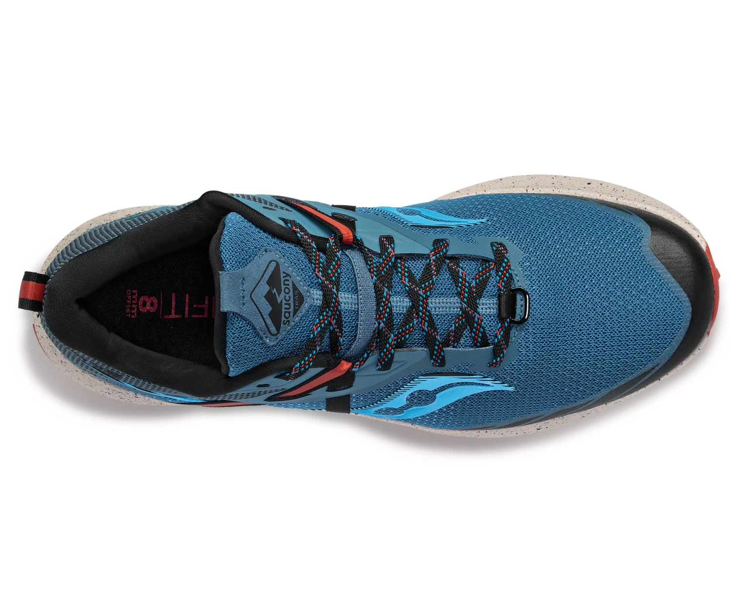 Saucony Men's Ride 15 TR (31 - Deep Sea/Lava) 3 Saucony Men's Ride 15 TR (31 - Deep Sea/Lava) - Image 3