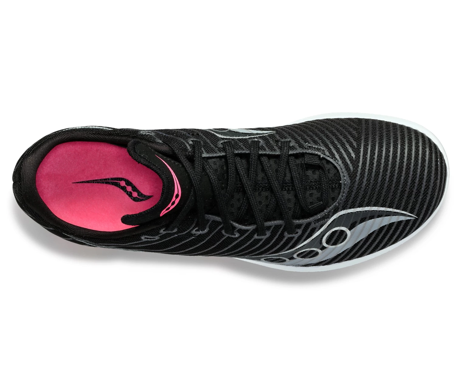 Saucony Men's Velocity MP (85 - Black/VIZI) 4 Saucony Men's Velocity MP (85 - Black/VIZI) - Image 4