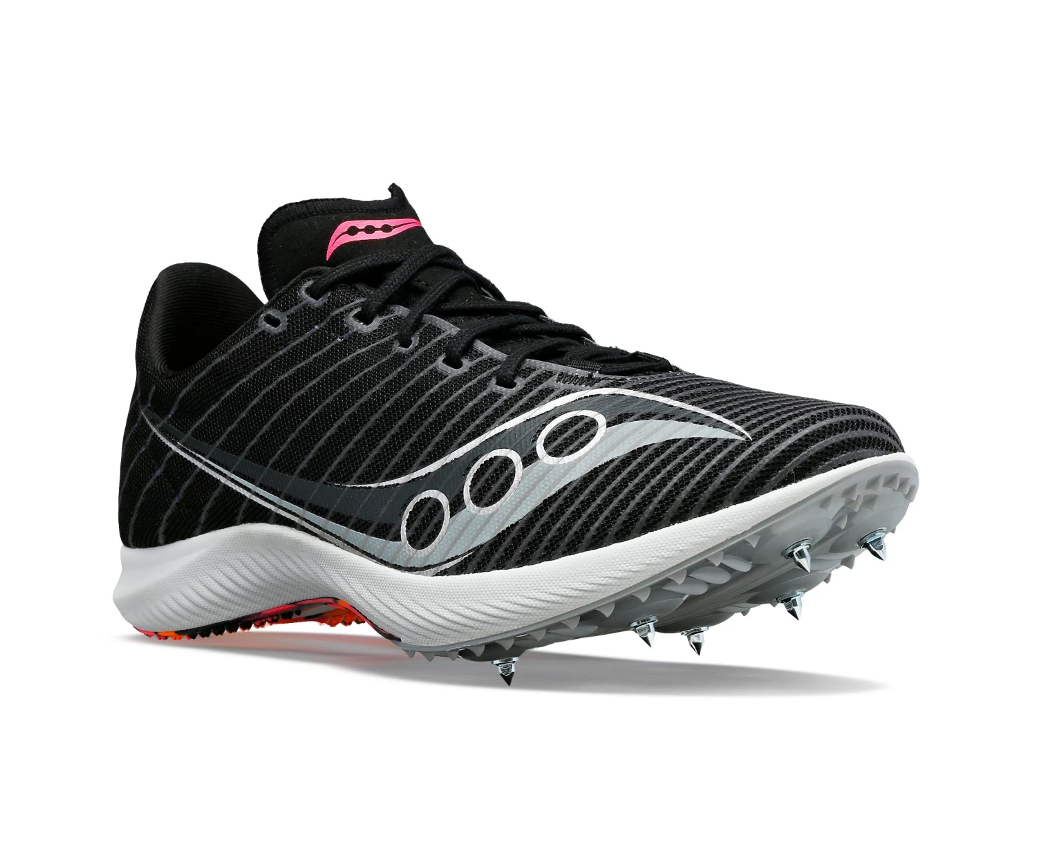 Saucony Men's Velocity MP (85 - Black/VIZI) 2 Saucony Men's Velocity MP (85 - Black/VIZI) - Image 2