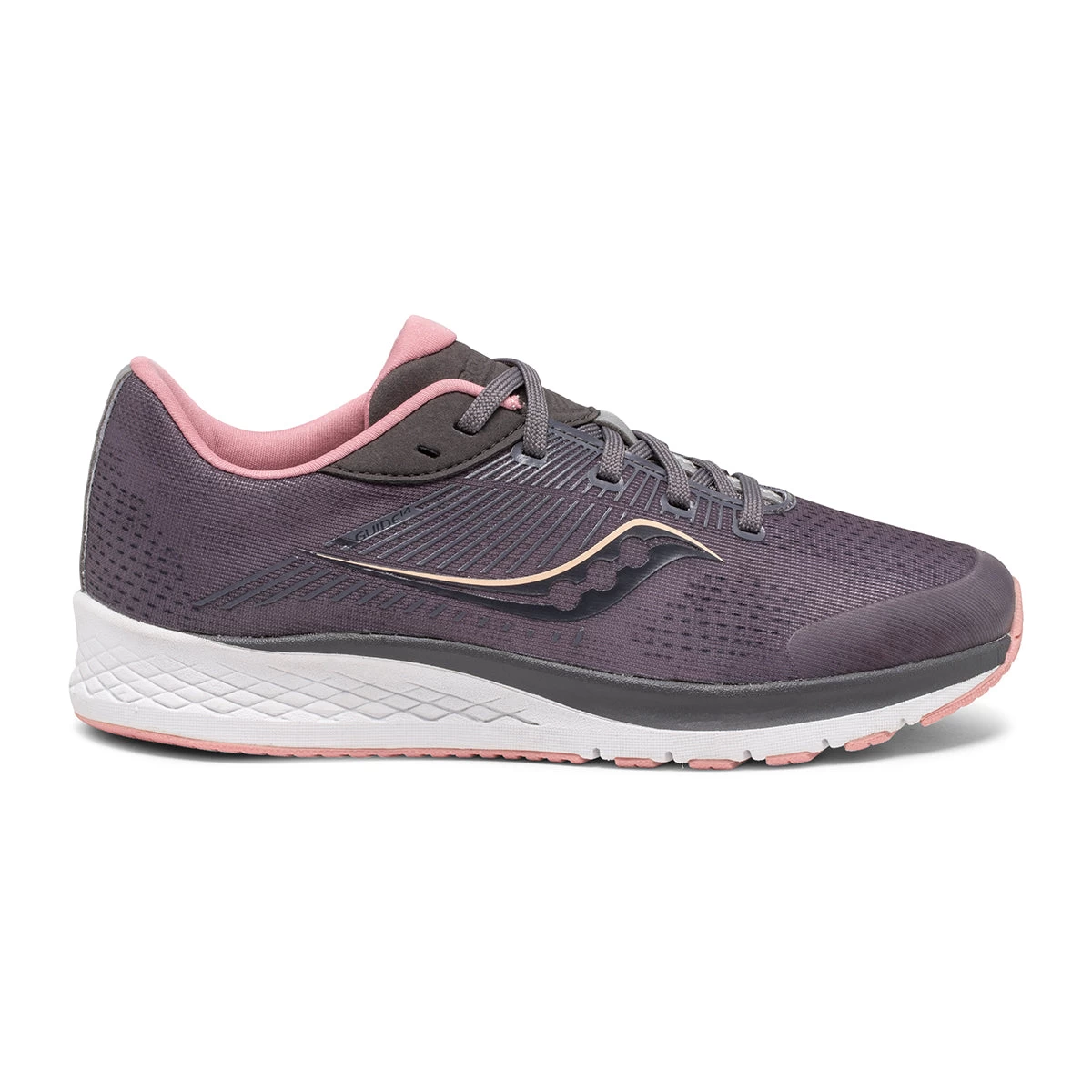 Saucony Kid's Guide 14 (Blush/Grey) 1 Saucony Kid's Guide 14 (Blush/Grey)