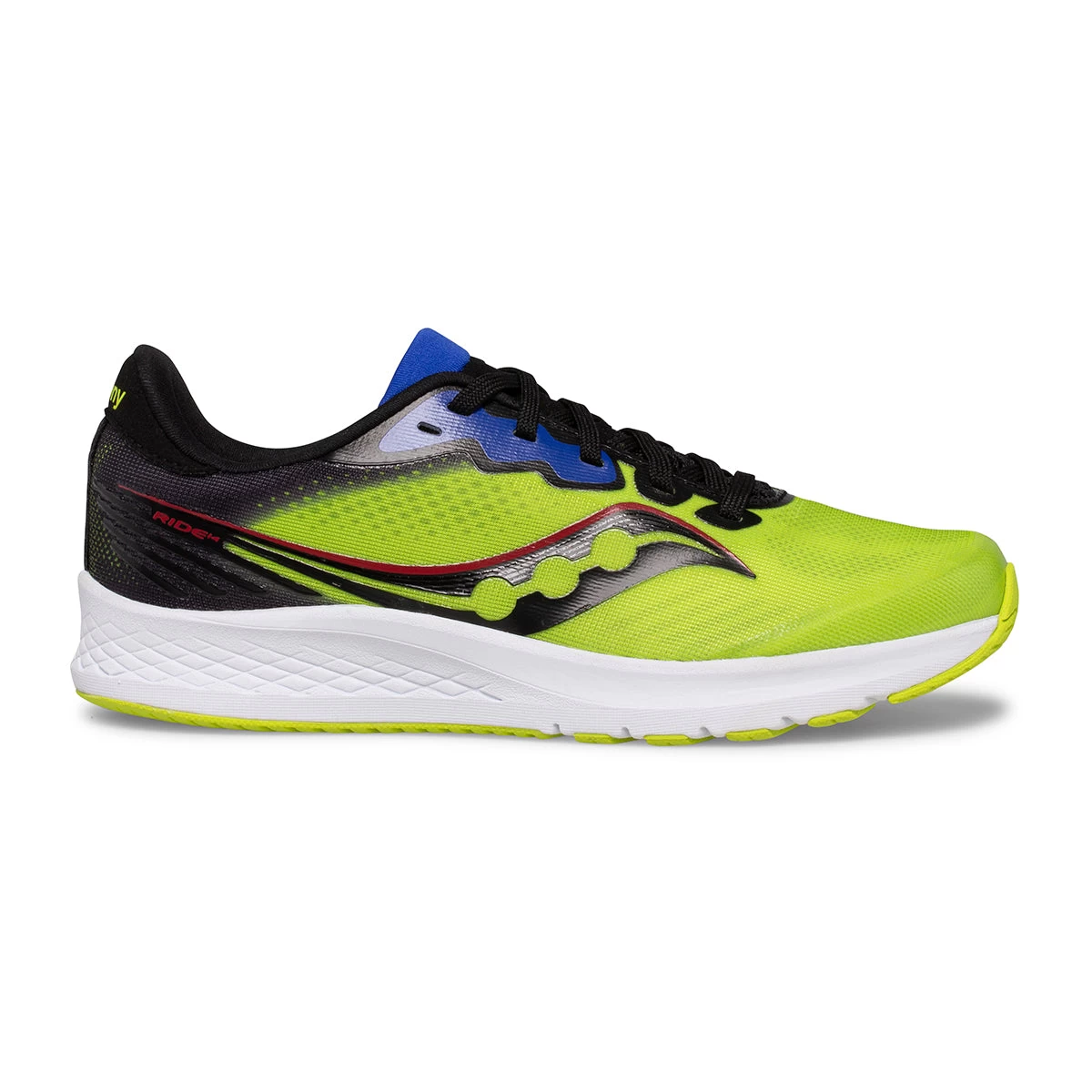 Saucony Kid's Ride 14 (Acid/Lime) 1 Saucony Kid's Ride 14 (Acid/Lime)