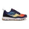 Saucony Big Kids Peregrine 12 Shield (98 - Blue/Red/Yellow)