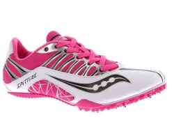 Saucony Women's Spitfire (3 - White/Pink)