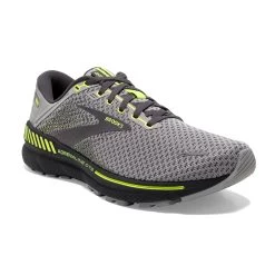 BROOKS Men's Adrenaline GTS 22 (068 -Grey/Pearl/Nightlife) -Saucony Store brooks 110366068 a