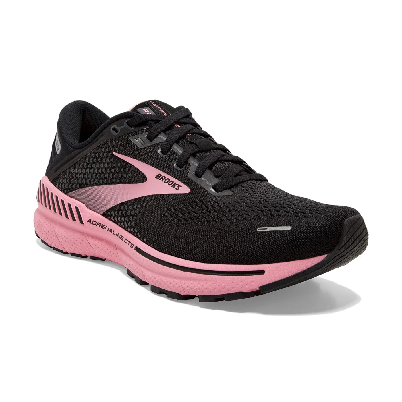 BROOKS Women's Adrenaline GTS 22 (054 - Black/Dianthus/Silver) 2 BROOKS Women's Adrenaline GTS 22 (054 - Black/Dianthus/Silver) - Image 2
