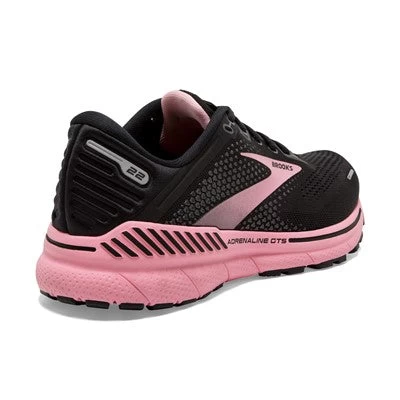 BROOKS Women's Adrenaline GTS 22 (054 - Black/Dianthus/Silver) 3 BROOKS Women's Adrenaline GTS 22 (054 - Black/Dianthus/Silver) - Image 3
