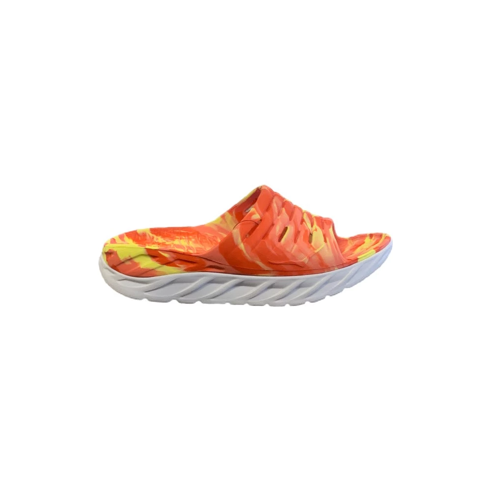 Hoka Unisex Ora Recovery Slide Swirl (YPFS - Yellow Pear/Fiesta) 1 Hoka Unisex Ora Recovery Slide Swirl (YPFS - Yellow Pear/Fiesta)